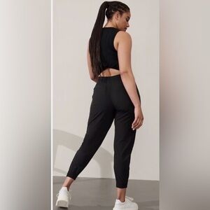 Athleta Brooklyn Jogger Black Pull On Size 6